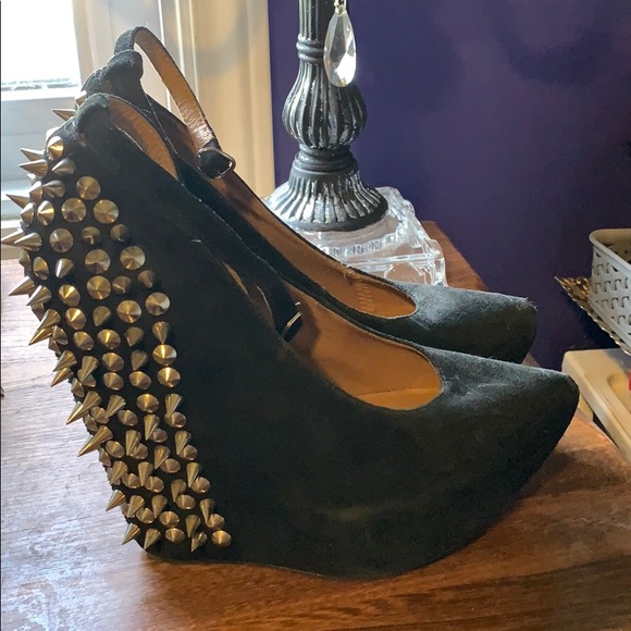 Jeffrey Campbell studded wedge size 8 - Picture 4 of 4